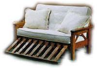 Loveseat with Extender Down