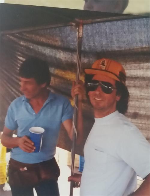 Young Allen on the right