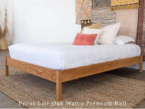 Wood and Metal Platform Beds