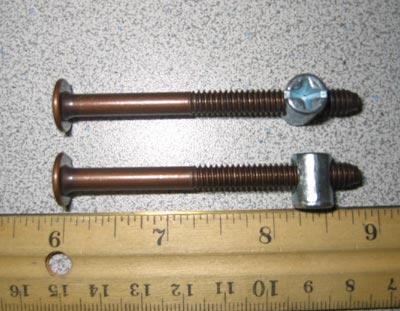 Futon Bolts 1/2" X 4 1/4"