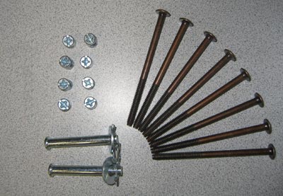 1/2" Head Futon Hardware Set