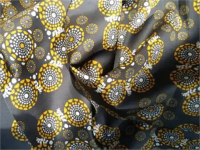 Organic Cotton Eyes of the World Yellow