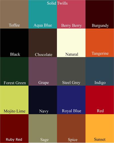 Solid Twill Futon Covers