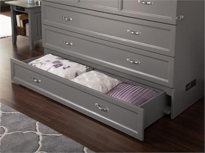 Deerfield Cabinet Bed Atlantic Grey