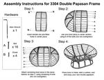 Double Papasan Assembly