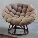 Papasan with Microfiber Cushion