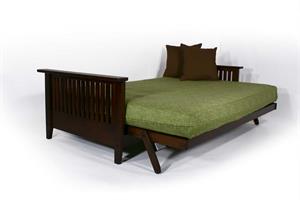 Denali Futon Frame Black Walnut Open