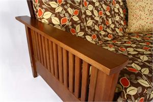 Denali Futon Frame Arm Warm Cherry