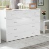 Deerfield Cabinet Bed White