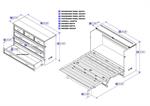 Deerfield Cabinet Bed Dimensions