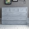 Deerfield Cabinet Bed Driftwood Grey