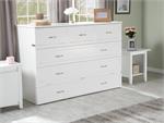 Deerfield Cabinet Bed White