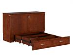 Hamilton Cabinet Bed Walnut Open