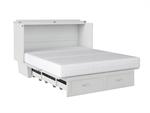 Monroe Murphy Bed White Open