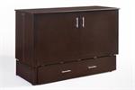 Sagebrush Dark Chocolate Cabinet Bed