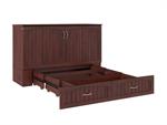 Southampton Cabinet Bed Walnut Open