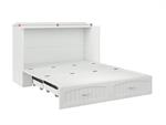 Southampton Murphy Bed White Open